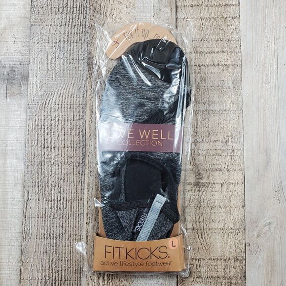 FITKICKS Live Well Active Lifestyle Footwear Heather Gray Minimalist LG 8.5-9.5 - Picture 2 of 10